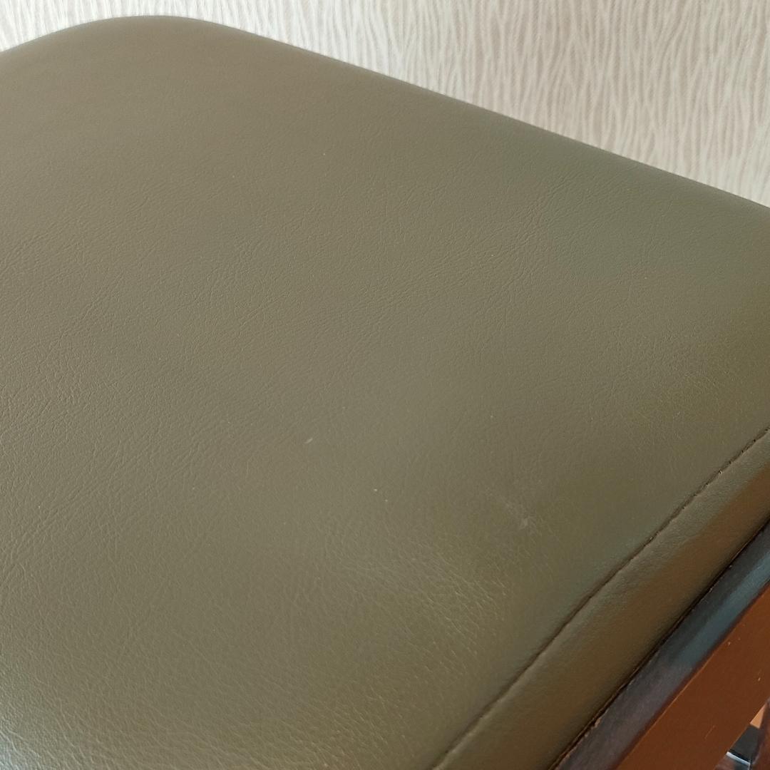 ヴィンテージ　スツール　サイドチェア　オットマン　レザー