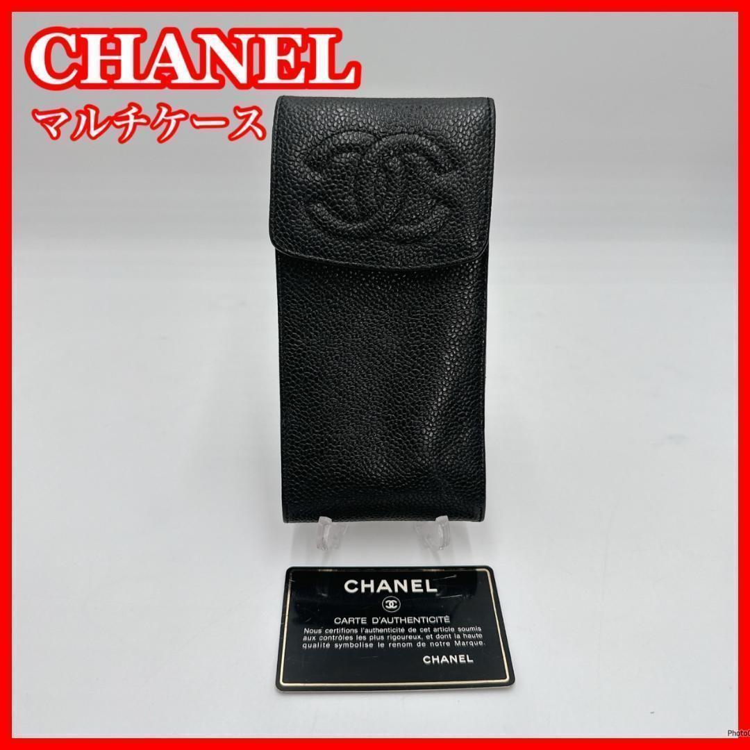 CHANEL シャネル　ヴィンテージ　ココマーク　キャビアスキン　ペンケース　③
