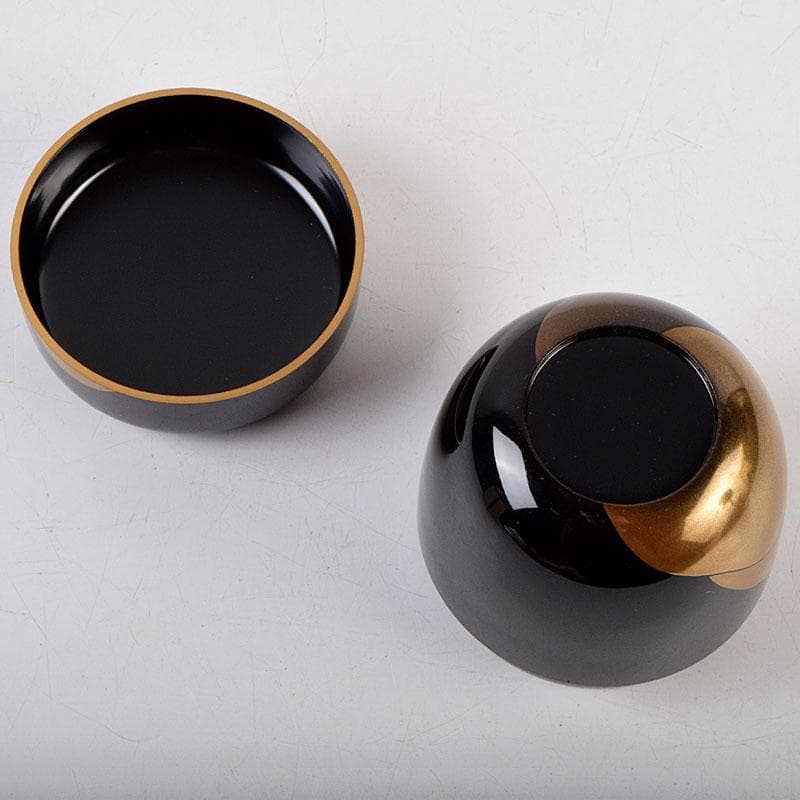 Soho 茶道具　竹内幸斎作　遠山蒔絵　大棗　共箱　V　9138