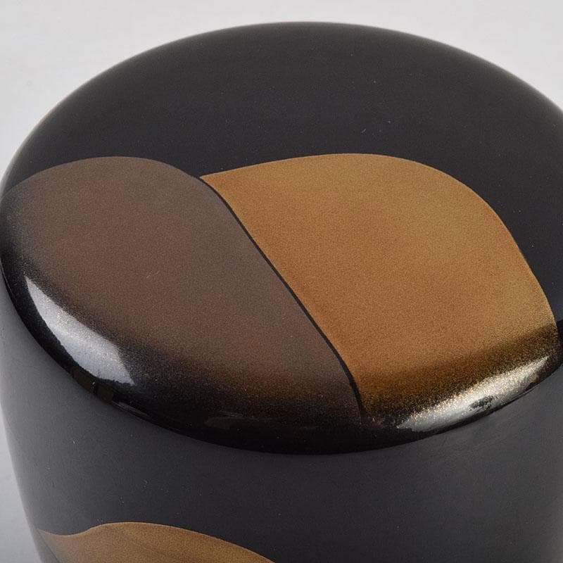 Soho 茶道具　竹内幸斎作　遠山蒔絵　大棗　共箱　V　9138