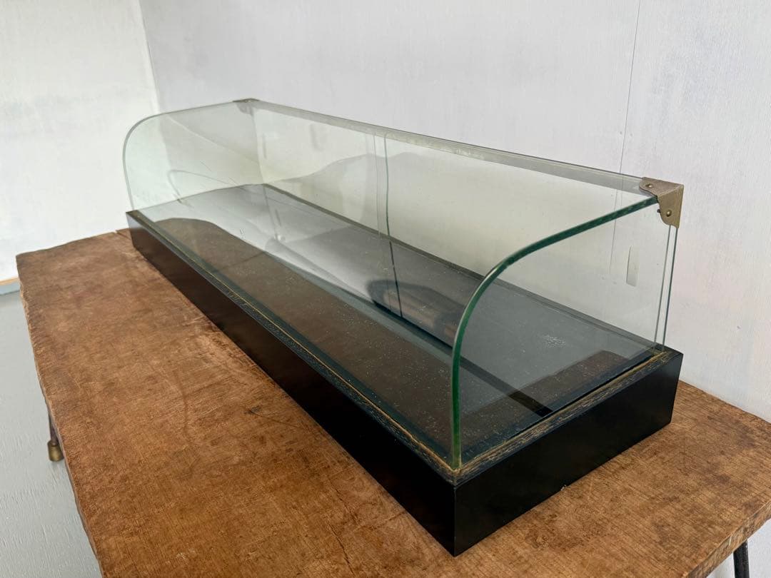 ラウンド ガラスショーケース ディスプレイケース ジュエリーケース ヴィンテージ