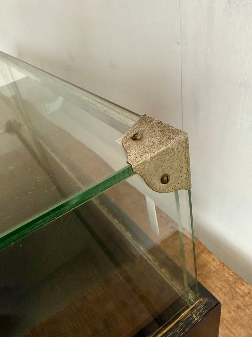 ラウンド ガラスショーケース ディスプレイケース ジュエリーケース ヴィンテージ