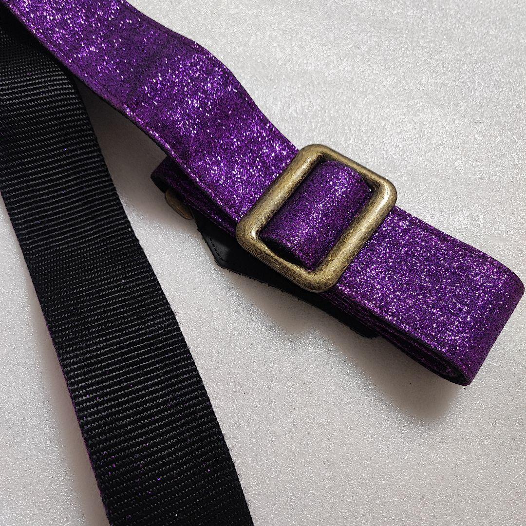 Get'm Get'm ゲットムゲットム ギター　ストラップ　ラメ　スパークル