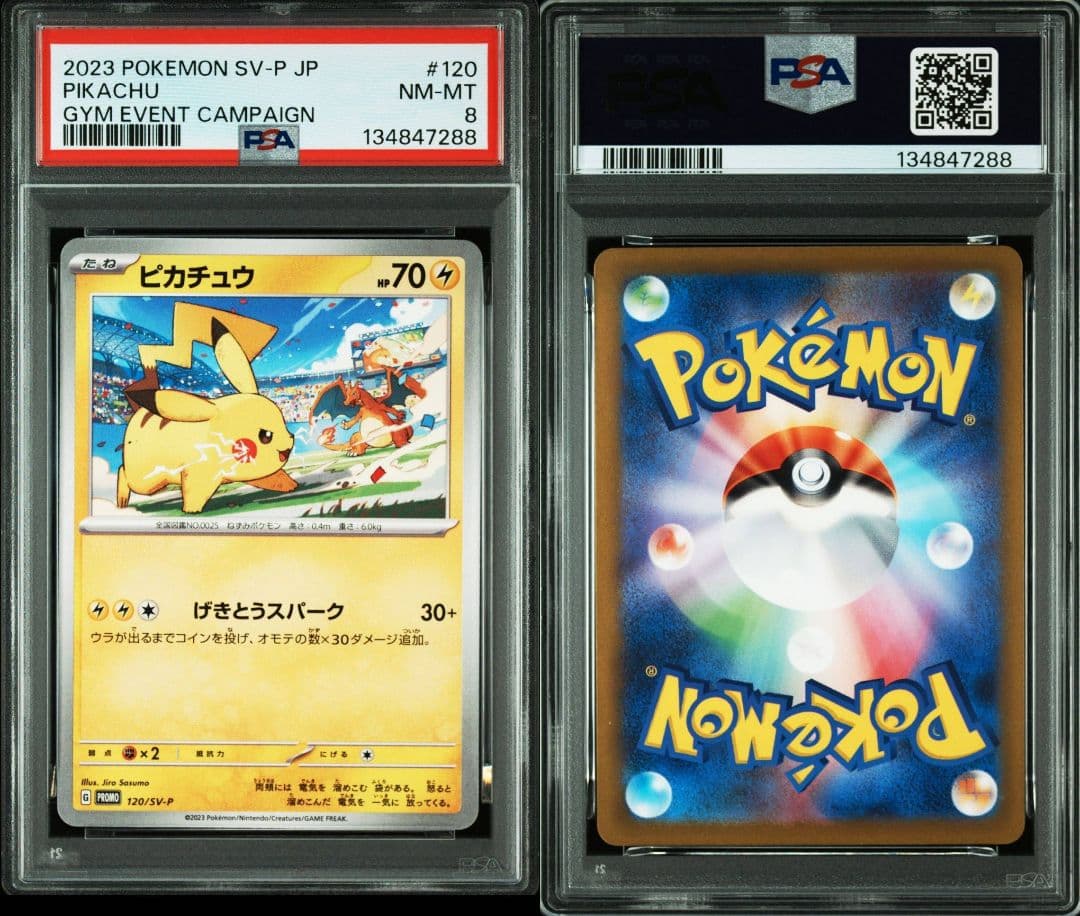 ※【PSA連番】 ピカチュウ げきとうスパーク　　ジムプロモ