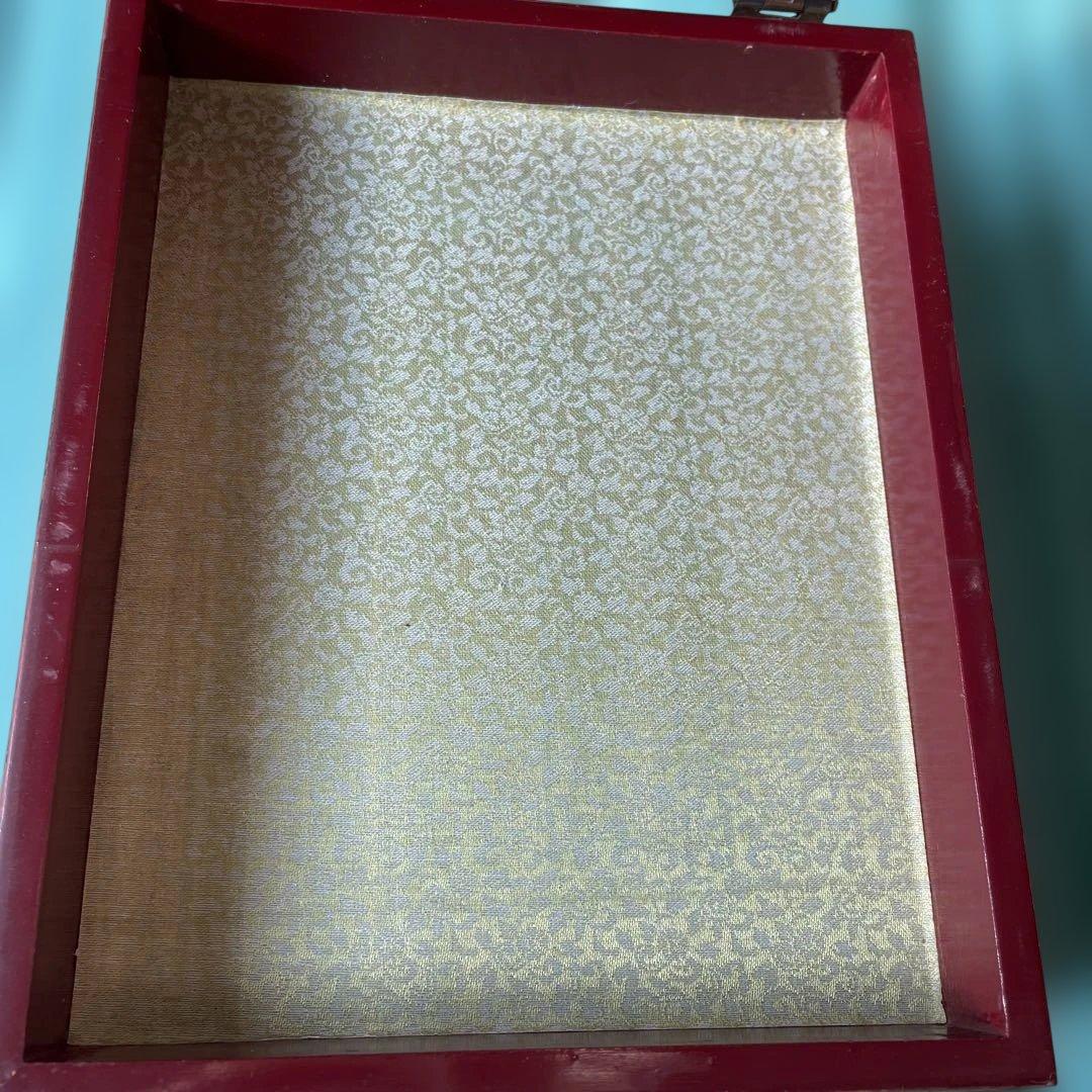 【極希少】韓国？家具 鏡付き 化粧箱　宝石箱 アンティーク　レトロ　骨董品。30