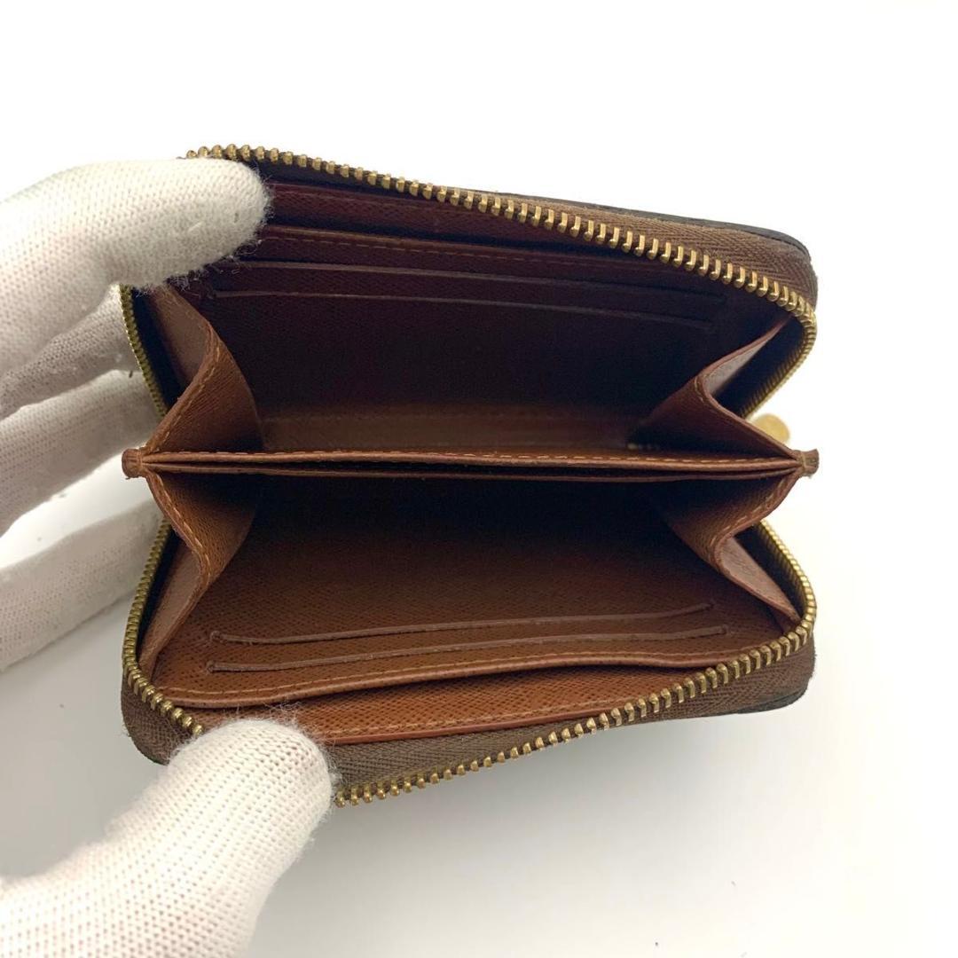 鑑定済み ルイヴィトン ジッピーパース 財布 コンパクト ケース 茶