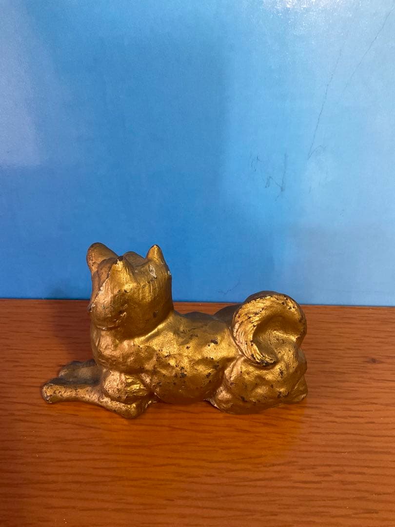 犬の置物　美術工芸品　　置物　　いぬ　インテリア コレクション　金属製