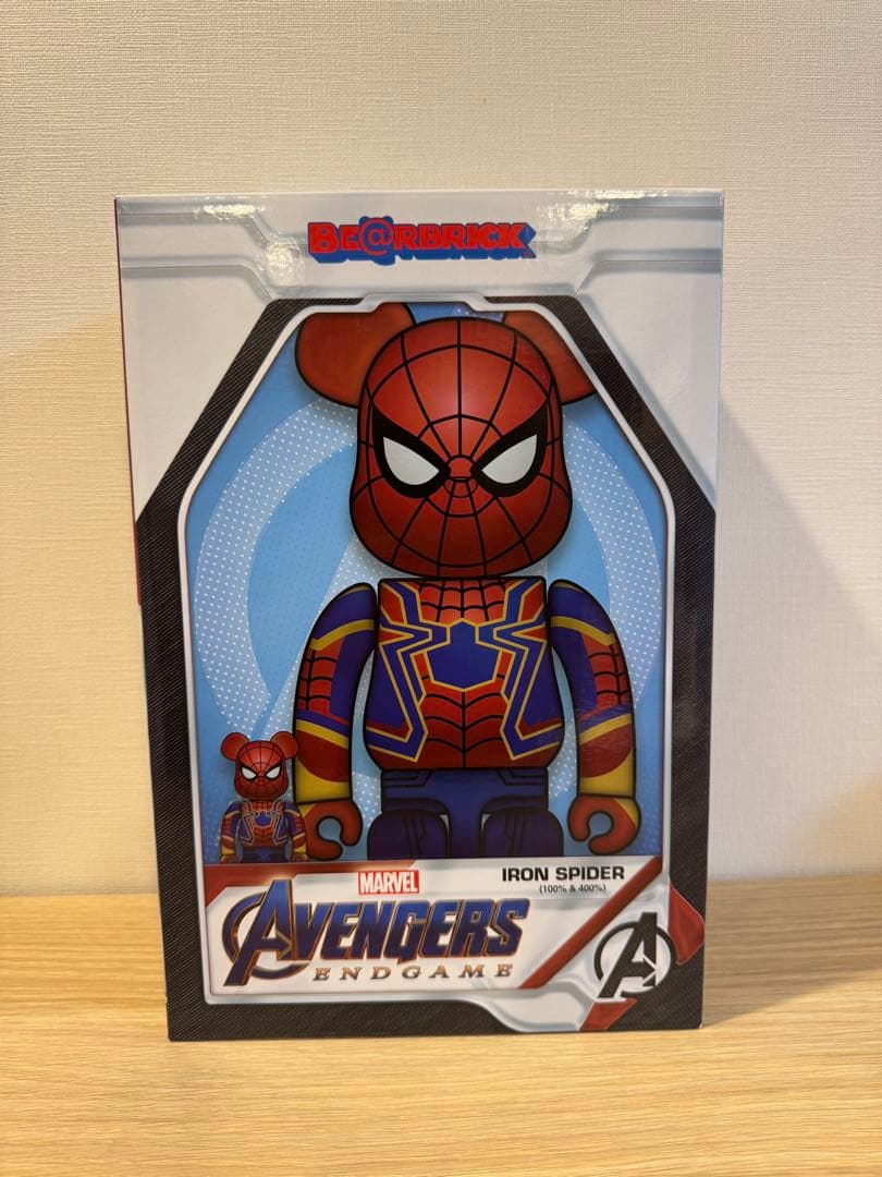 BE@RBRICK アイアンスパイダー400% 100% ベアブリック