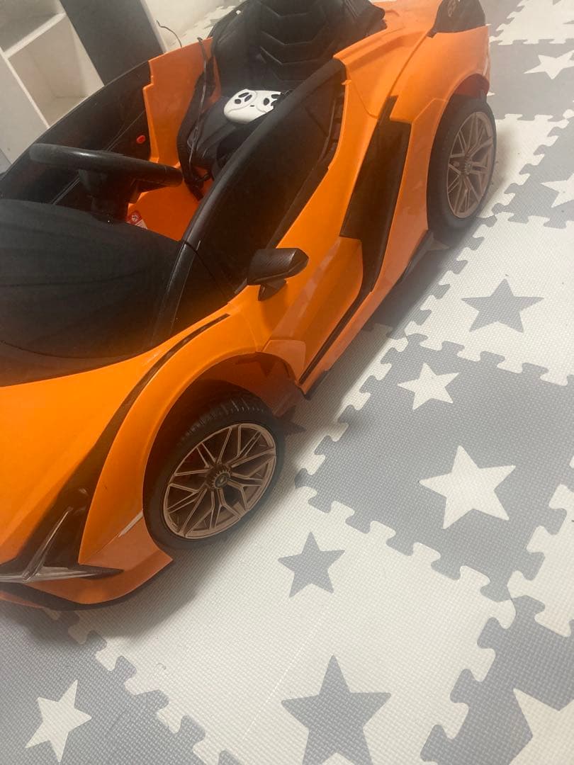 Lamborghini Sian ラジコン　電動カー　オレンジ 電動乗用車