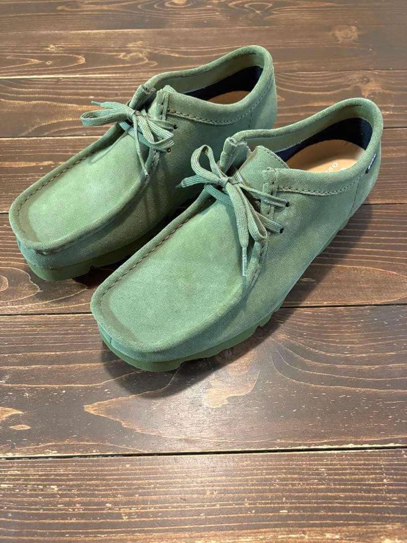 美品　Clarks Wallabee GTX Loden Green UK7.5