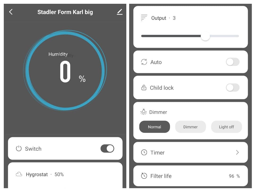 スタドラフォーム/Stadler Form　Karl big　気化式加湿器