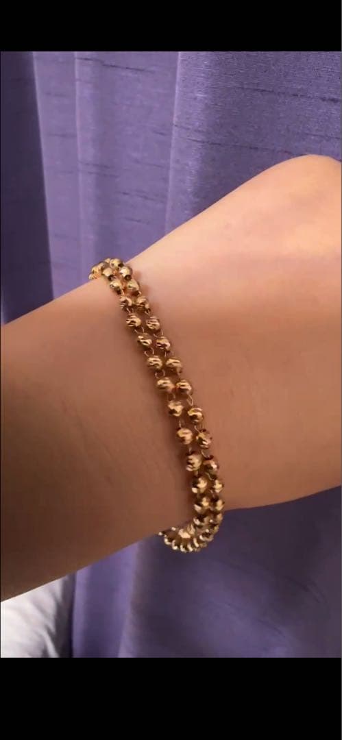 18k プレスレット