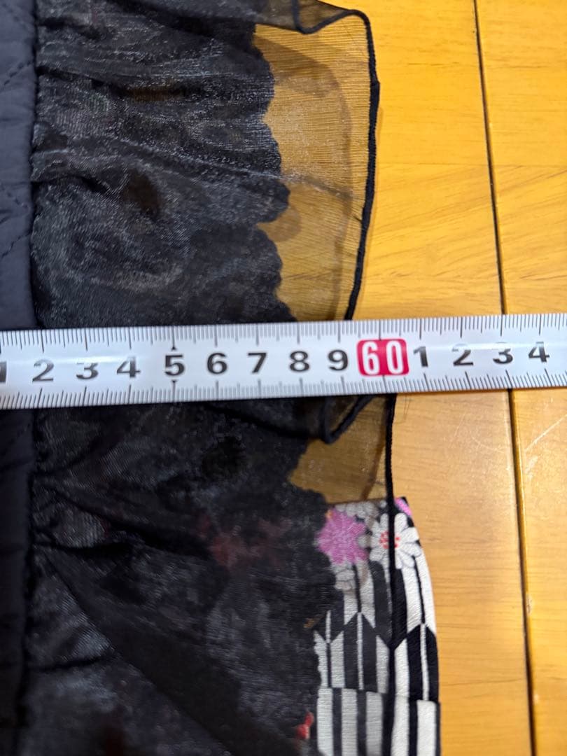 きゃんナナ×イヌフワリ 限定和ロリ風カフェマット＆つまみ細工バレッタのセット