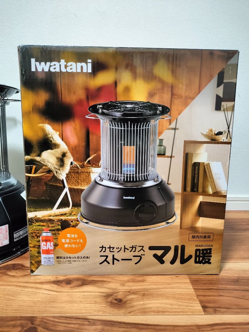 岩谷 カセットガスストーブ マル暖 CB-STV-MRD★試用運転のみ