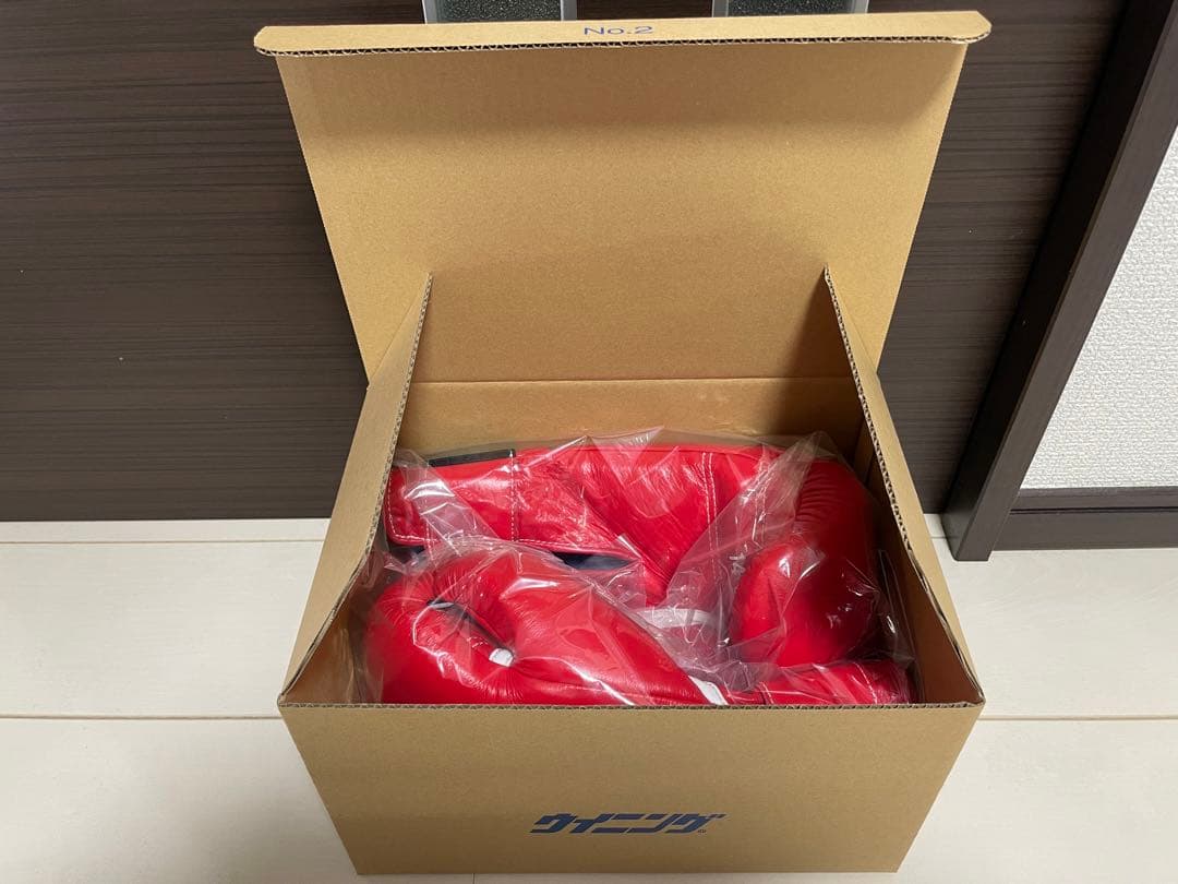 ウイニング　ボクシンググローブ　14oz 赤　MS-500B winning