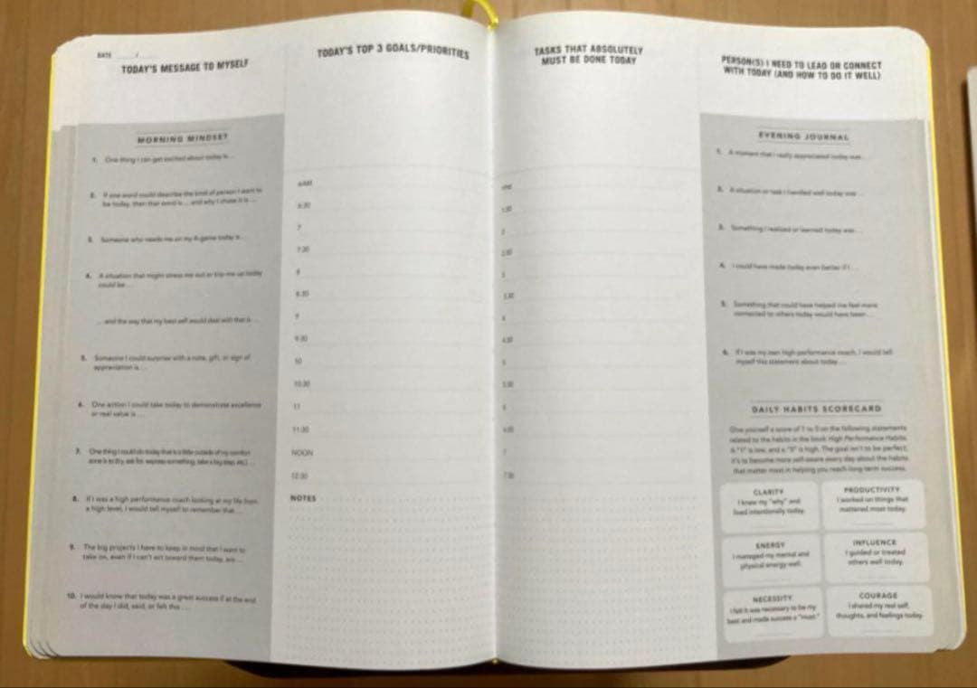 【新品未使用】The High Performance Planner