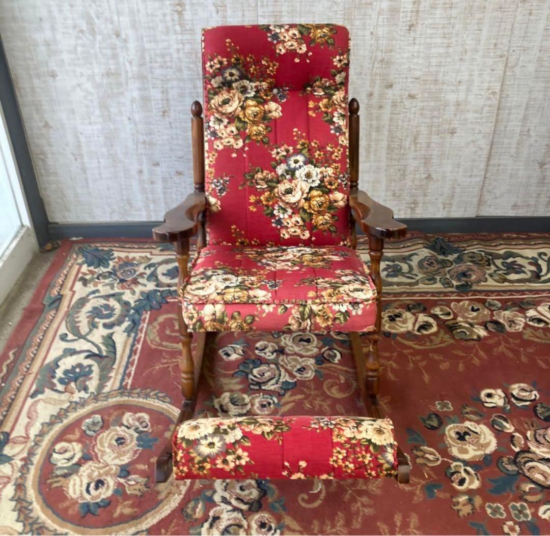 Mitsukoリンク 昭和レトロ 東洋ファニチア ヴィンテージ 花柄