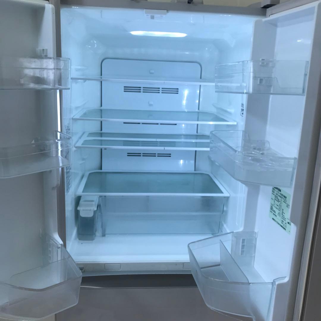 【引取り限定・超特価】 458L大型冷蔵庫 TOSHIBA GR-H460FV