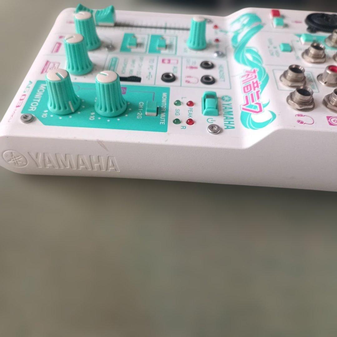 初音ミク YAMAHA AG03-MIKU ウェブキャスティングミキサー