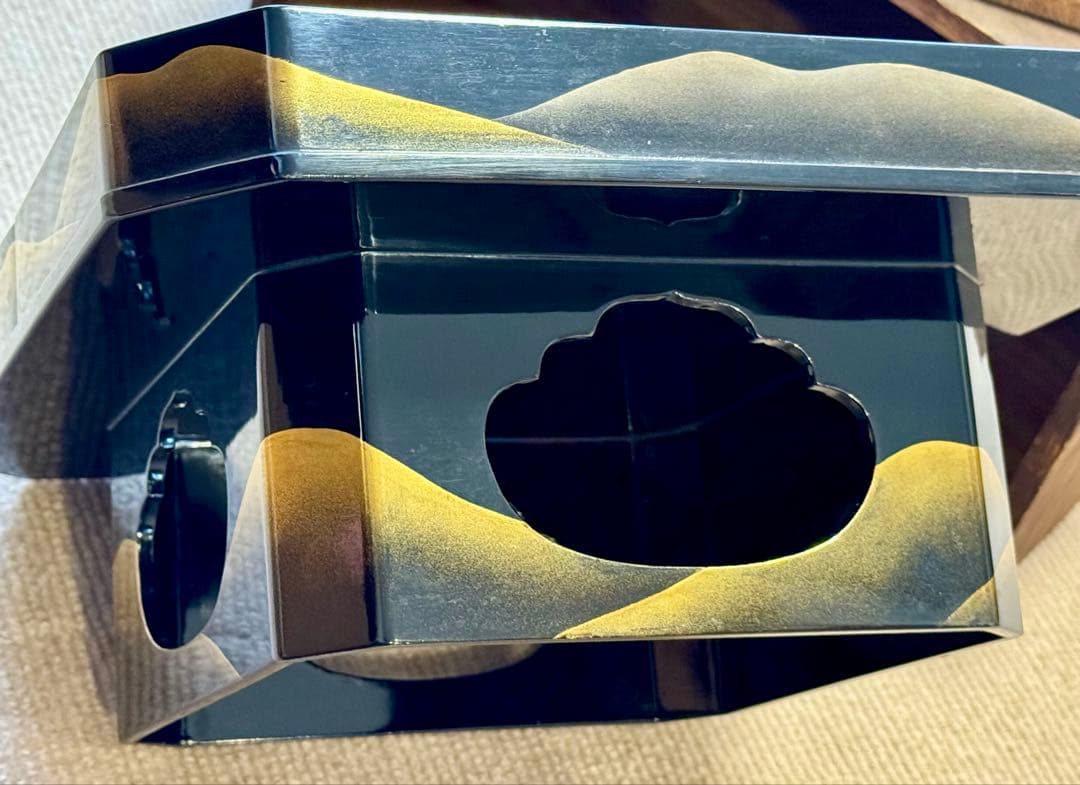 輪島塗 漆工芸品（盆／菓子盆・飾り盆） 蒔絵（まきえ）漆塗り食膳