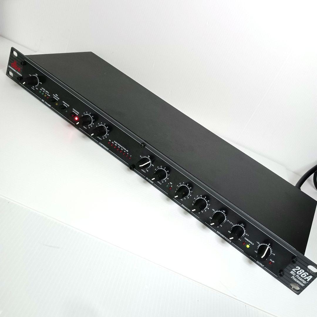 動作品 dbx 286A マイクプリアンプ コンプレッサー ディエッサー