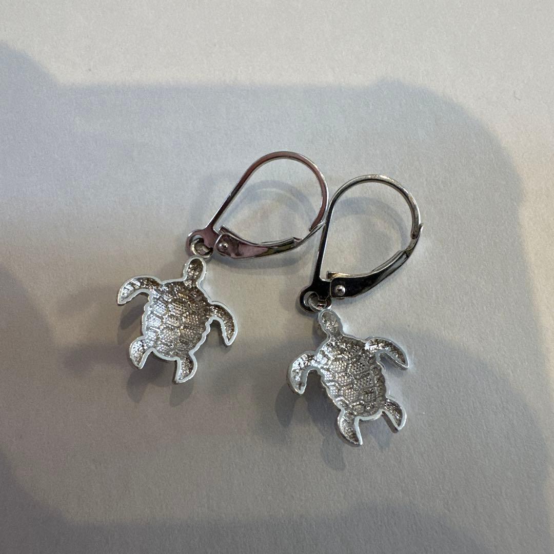 ハワイアンジュエリー ウミガメ フックピアス ARR 14K