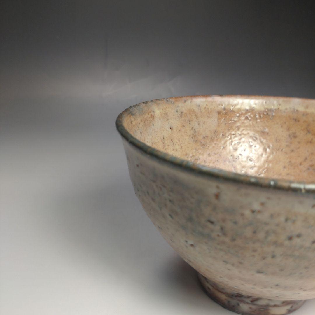 イ130 茶碗『萩焼窯元　大和吉孝松緑』『萩茶碗　共箱』抹茶碗　茶道具