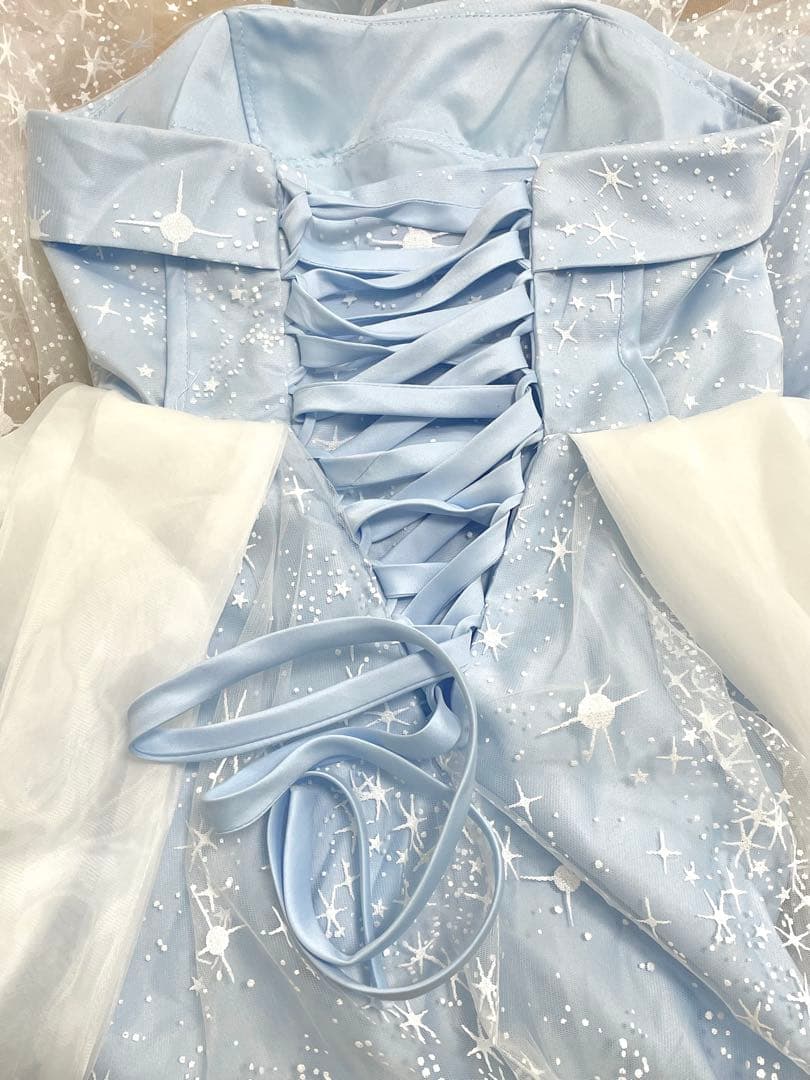 【月末まで期間限定値下げ】シンデレラ 水色 ドレス 仮装 ディズニー
