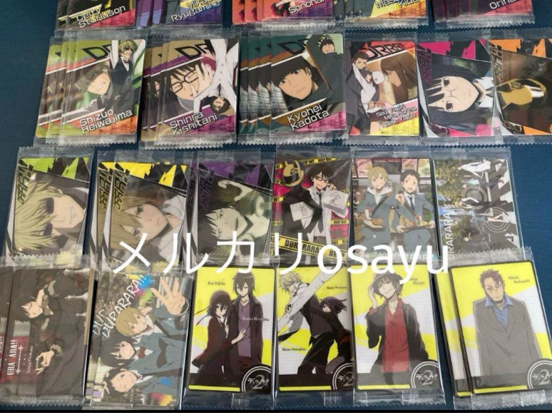 バンダイ デュラララ‼︎ ウエハース カード 48枚 廃盤食玩