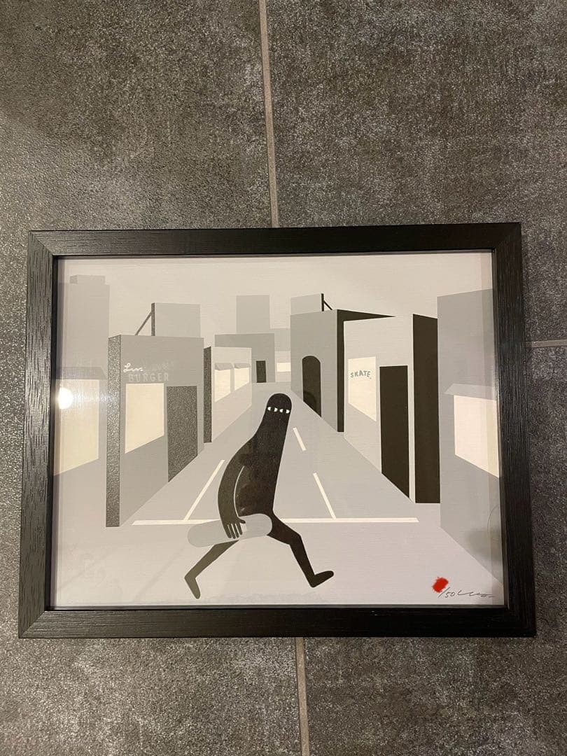 Ly painter 額装込み　　　　Kaws kyne 村上隆　奈良美智