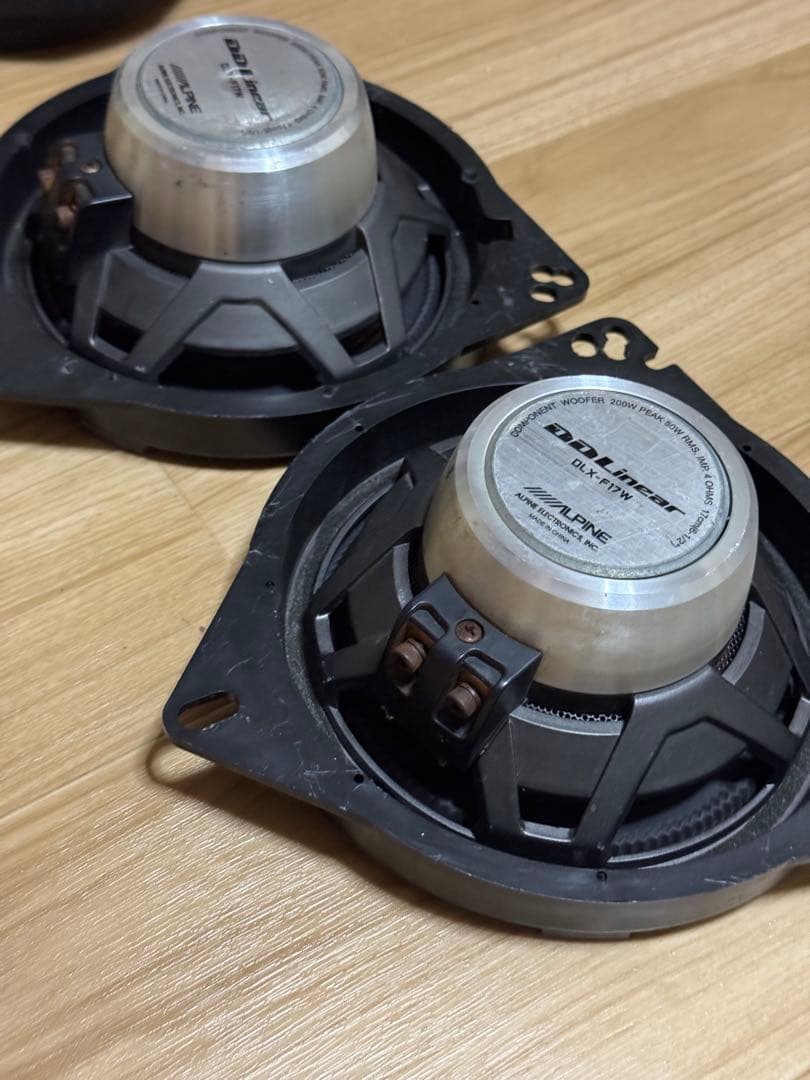 Alpine 17 cm インチスピーカーセット アルパインDLX-F17W