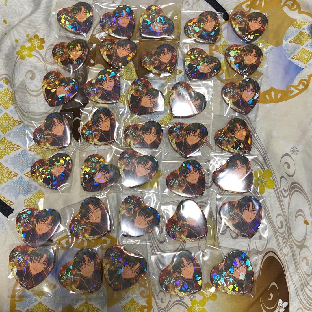 あんスタ　とるパカ　ハート缶バッジ　チャイナタウン　蓮巳敬人　35個セット