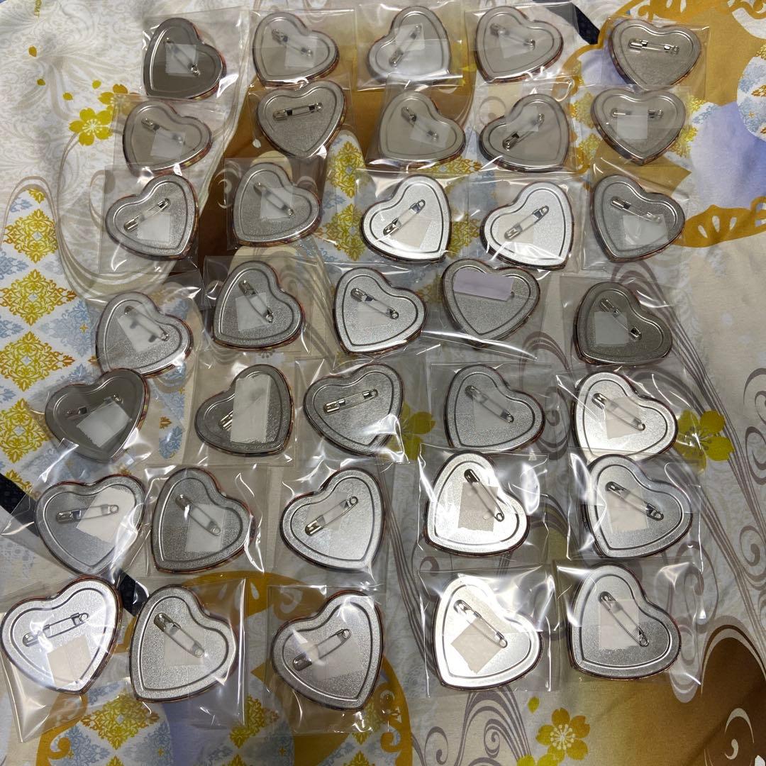 あんスタ　とるパカ　ハート缶バッジ　チャイナタウン　蓮巳敬人　35個セット