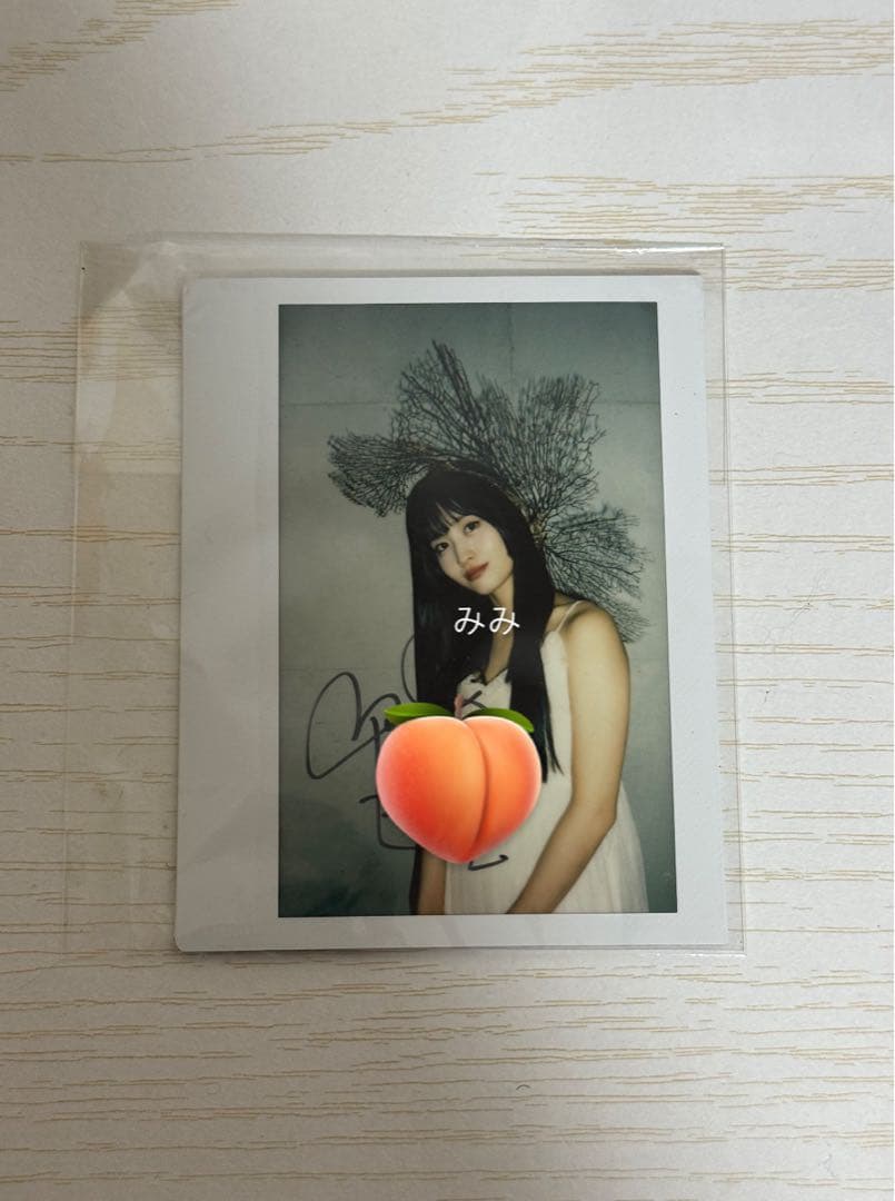 TWICE シーグリ2020 モモサイン入りポラロイド