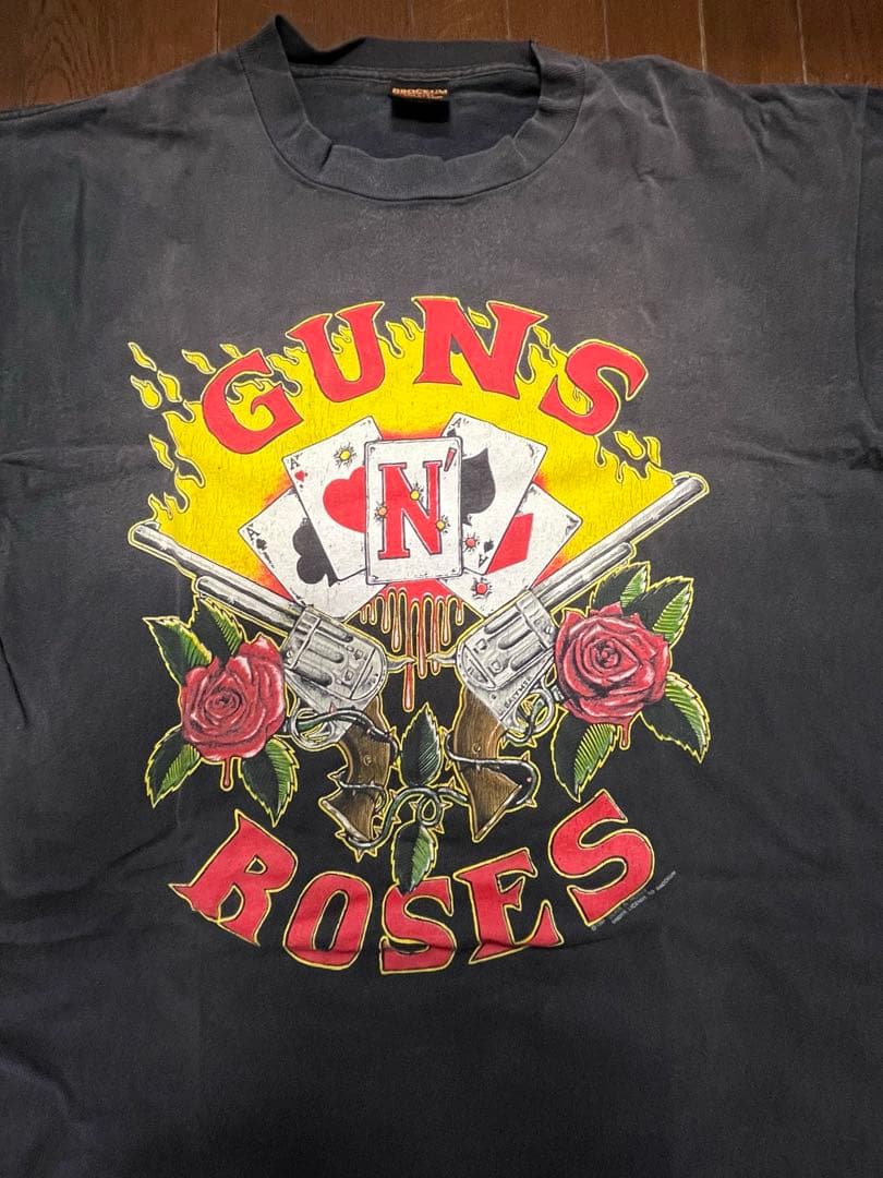 1991年GUNS N' ROSES ガンズロックT ツアーT ブロッカム