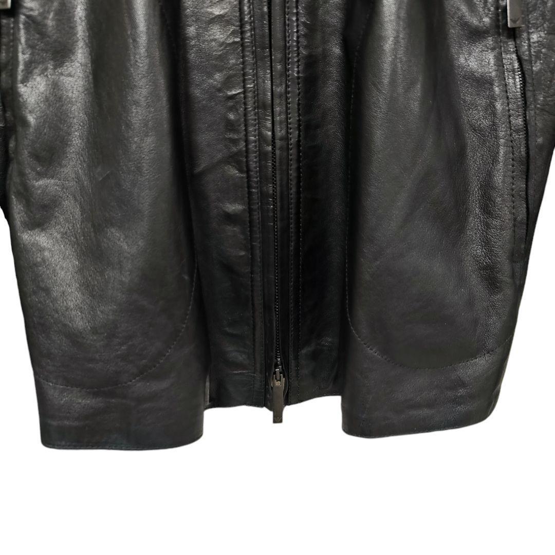 EMPORIO ARMANI　レザー　切替　ジャケット　GACKT着用