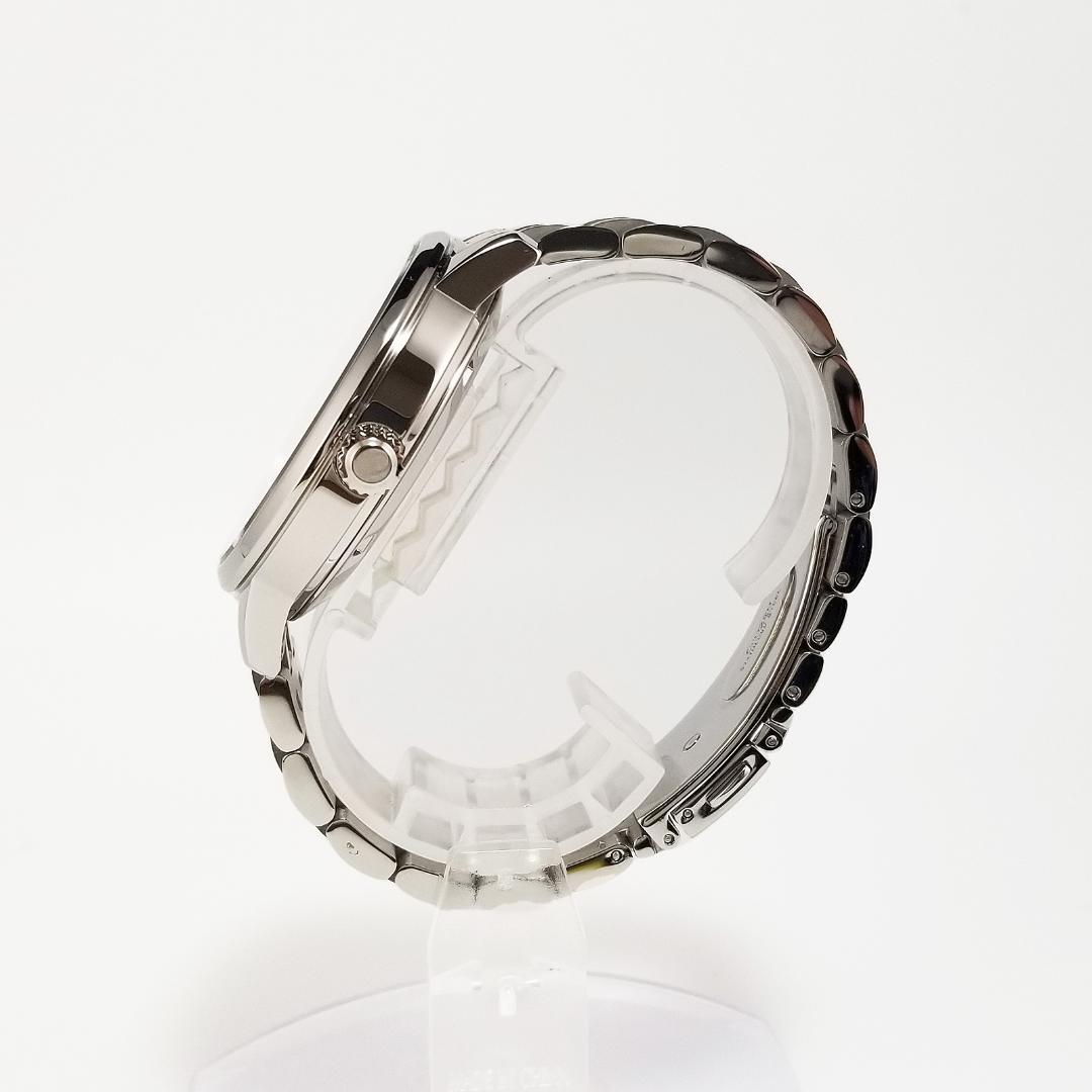 極美品 シチズン 自動巻 8210-S099935 ブラック文字盤 裏スケ