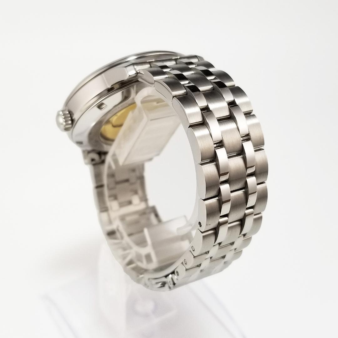 極美品 シチズン 自動巻 8210-S099935 ブラック文字盤 裏スケ