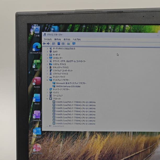 GTX950M バッテリ◎ フルHD 15 i7-7 SSD256GB オフィス