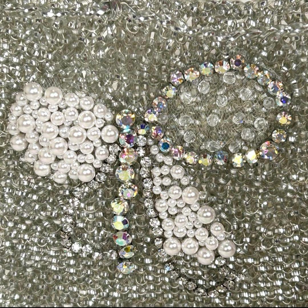 【極美品】ANTEPRIMA　アンテプリマ　ワイヤーバッグ　シルバー リボン