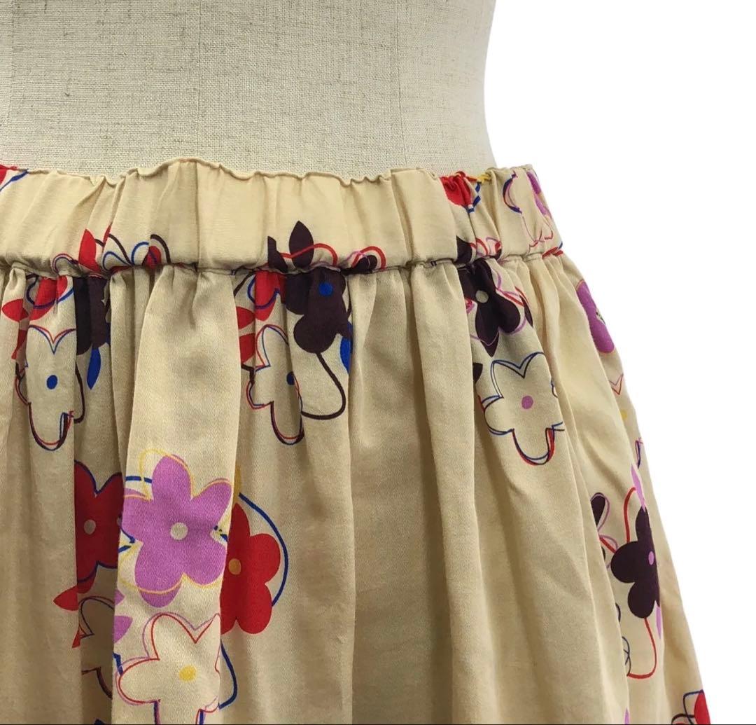 コムデギャルソンガール　花柄スカート