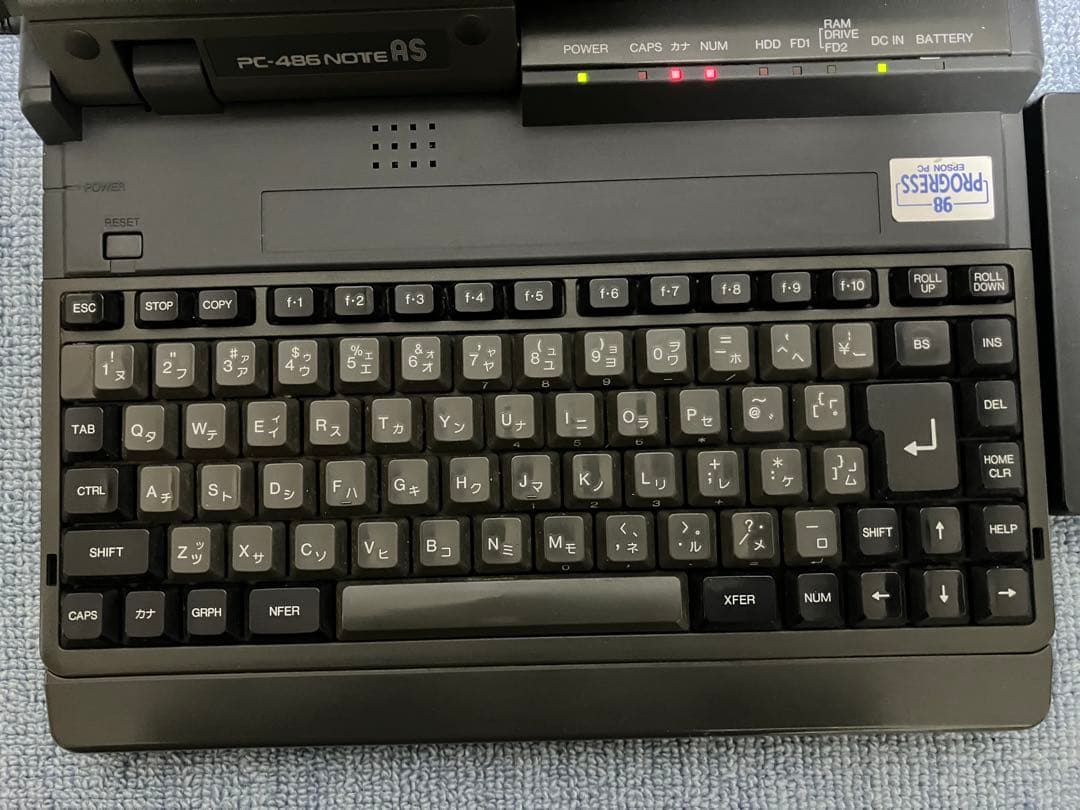 EPSON PC-486 NOTE AS 本体 社外ACアダプター付きジャンク
