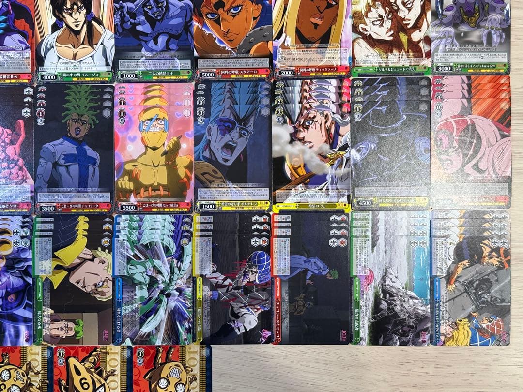 ジョジョの奇妙な冒険 5部 黄金の風 ノーマル4コンセット ヴァイスシュヴァルツ