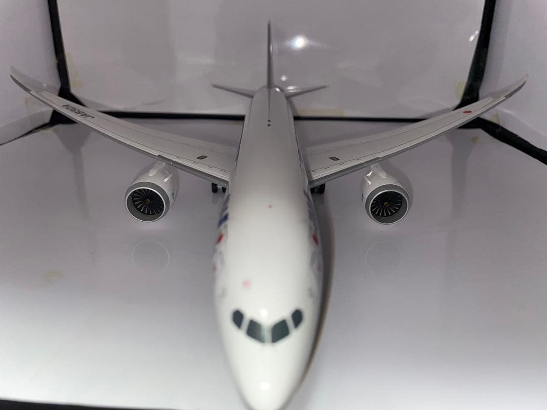 [美品]全日空商事 ANA B787-9 ギアつき 空中姿勢 JA830A