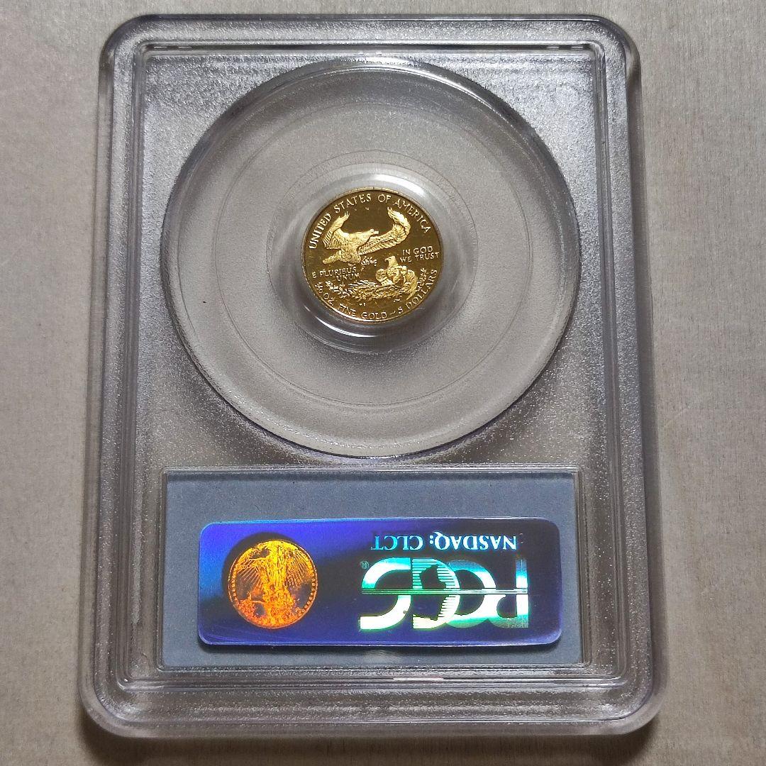 準最高鑑定 PCGS PR69DCAM 1990 5$ ゴールドイーグル 金貨