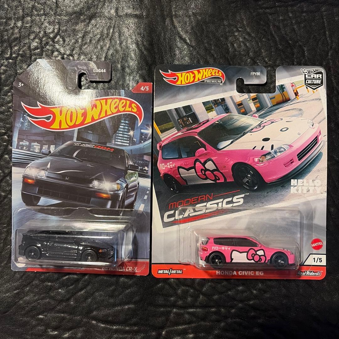 HOTWHEELS ホンダ　5台セット　EG Civic キティ