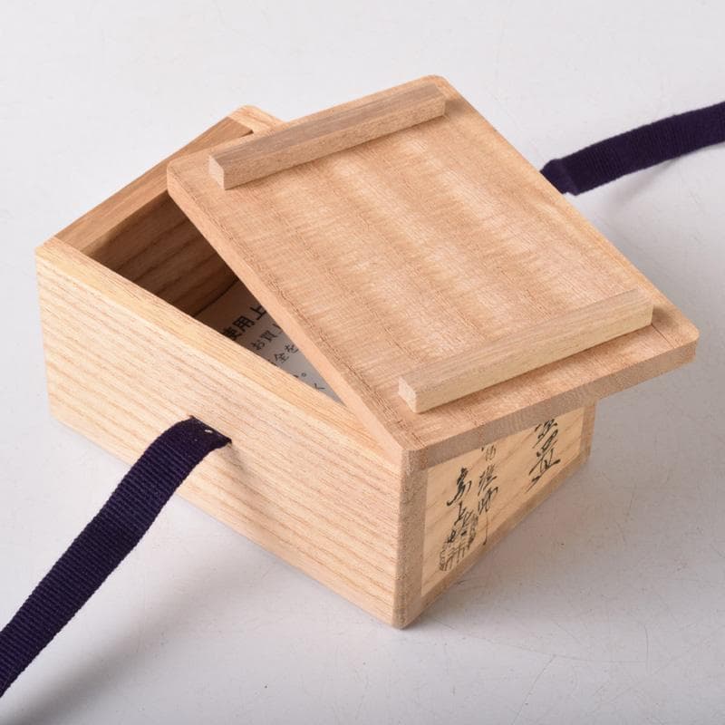 茶道具　唐銅風炉師　藤井宗喜作　砂張銅　蟹　蓋置　共箱　C　7516