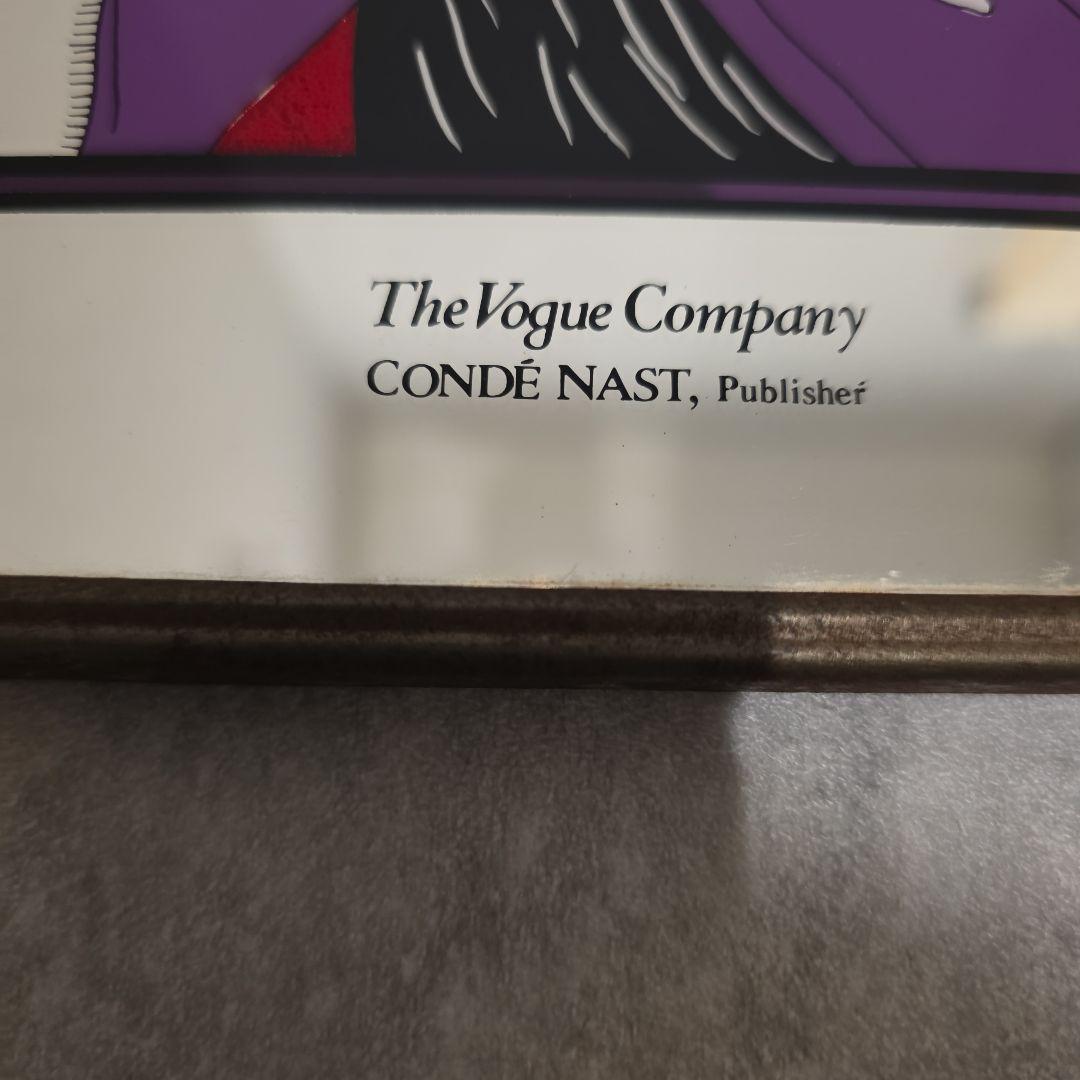 ヴィンテージ VOGUE ヴォーグ パブミラー 鏡 アート ビンテージ