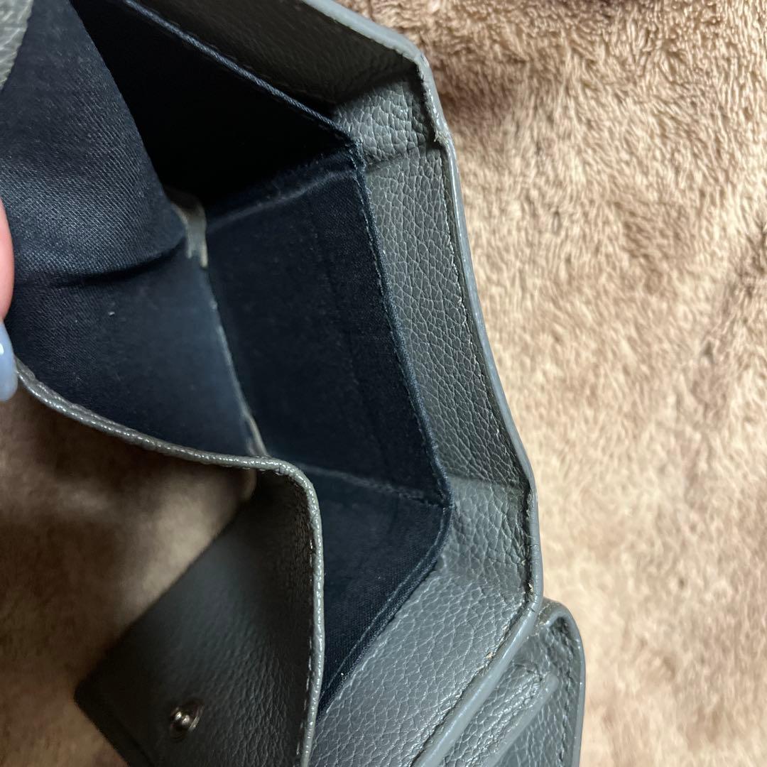 バレンシアガ　レザー 三つ折り財布