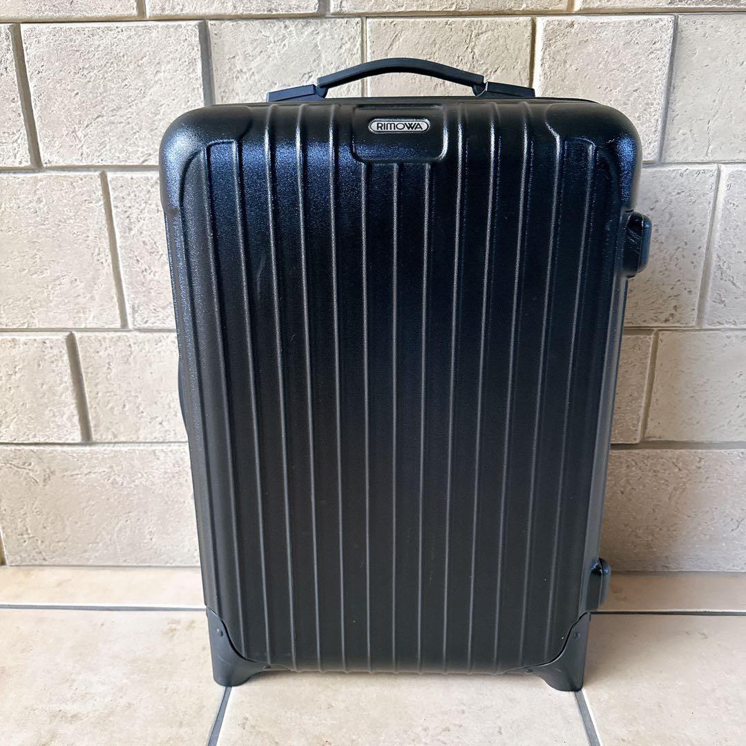 【美品】リモワ サルサ スーツケース キャリーケース 35L 2輪 ブラック